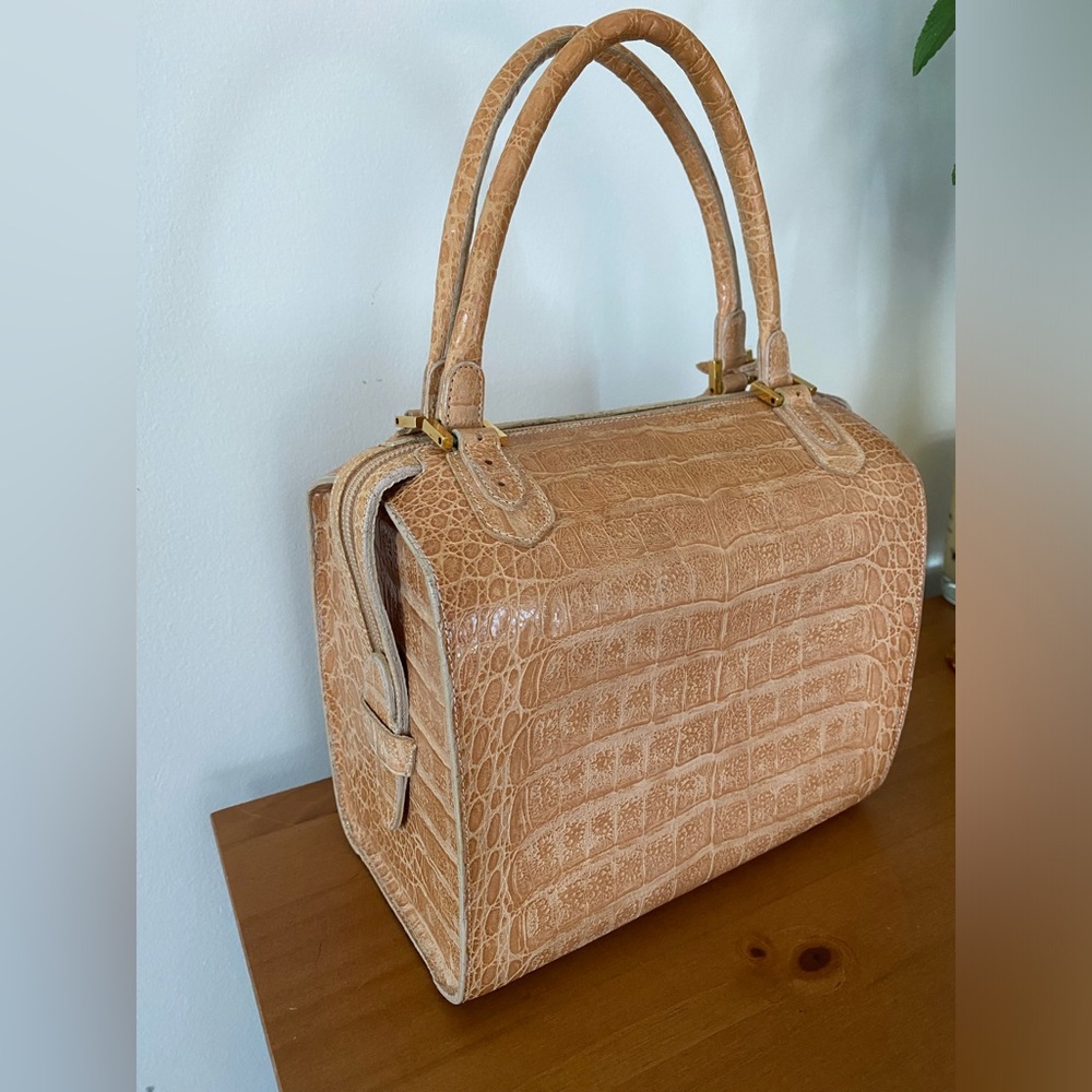 Cute Faux Snake Skin Purse- Vintage